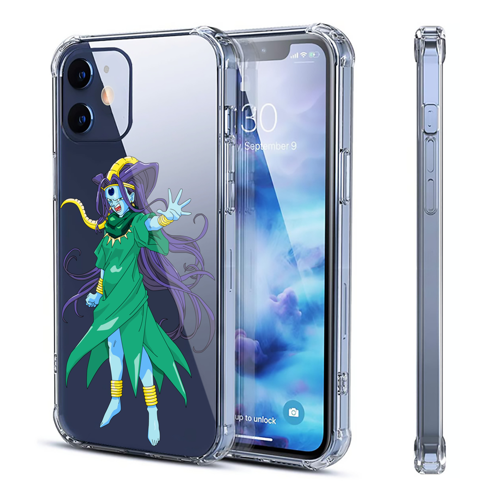 （画像用） ドラゴンボール DRAGON BALL 【iPhone 12シリーズ対応】透明スマホケース（クリアソフトケース）